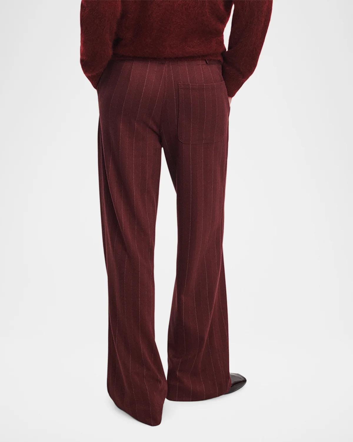 Irina Striped Ponte Jacquard Pants - thumbnail 3