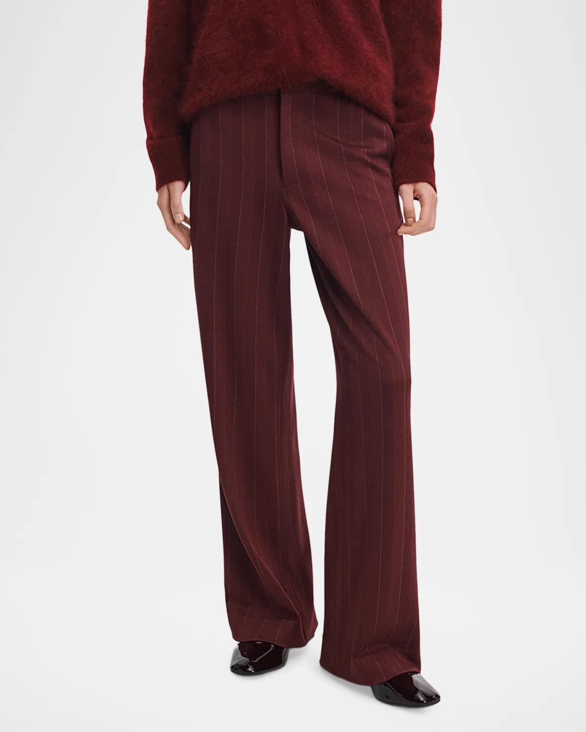 Irina Striped Ponte Jacquard Pants - thumbnail 4
