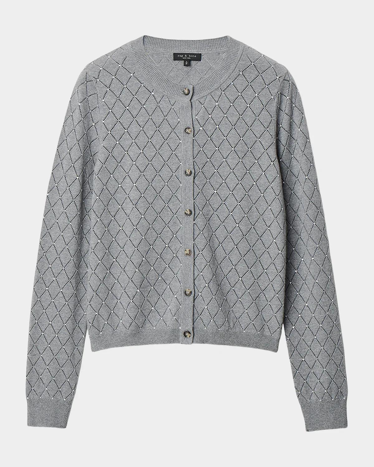 Archie Jewel Cashmere-Blend Cardigan