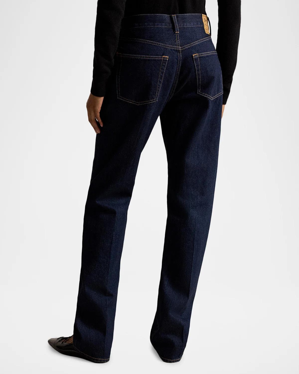 Relaxed Straight-Leg Denim Jeans - thumbnail 3