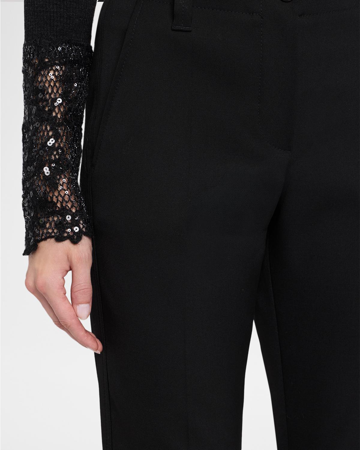 Wool Gabardine Kickflare Ankle Trousers - thumbnail 5