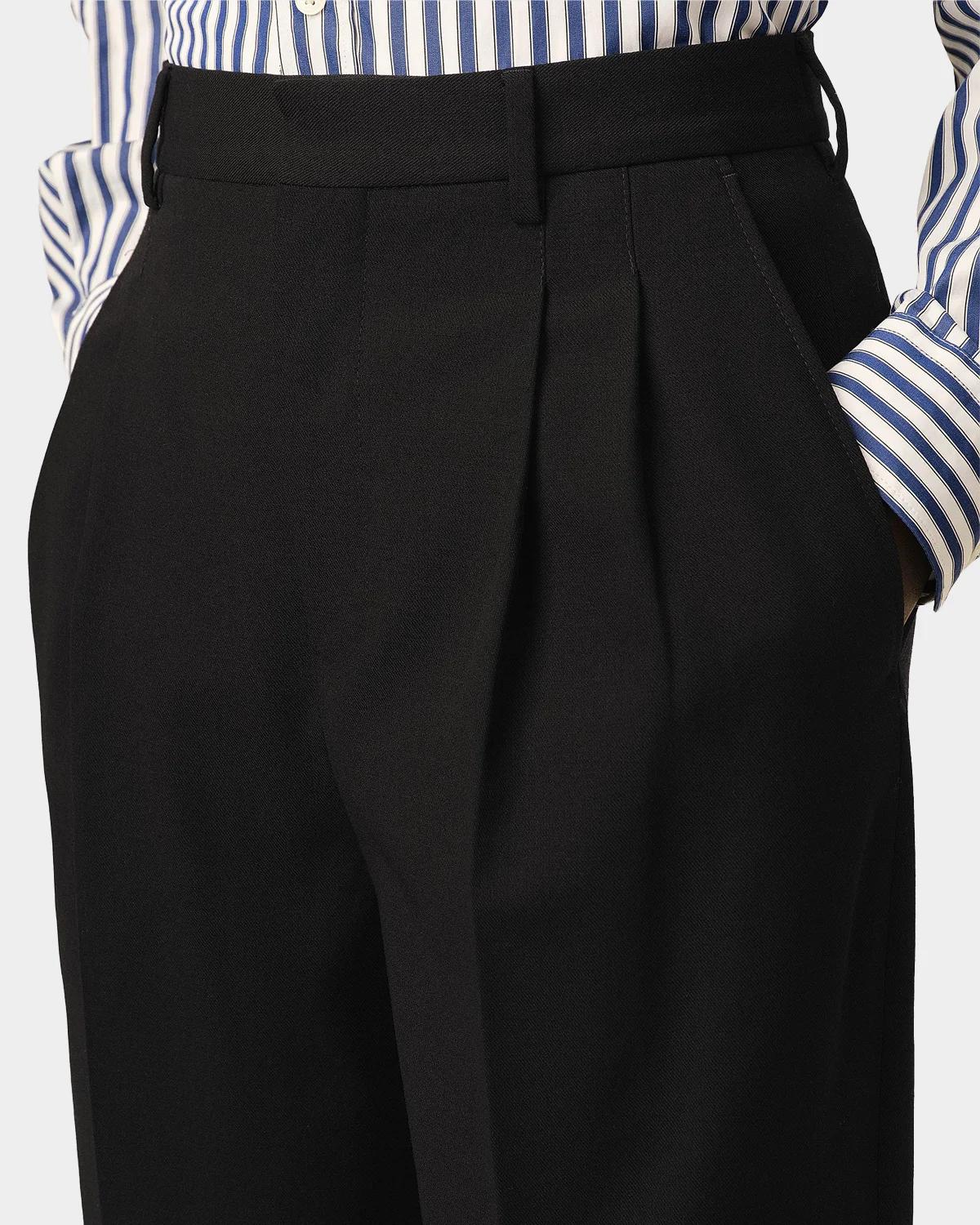 Zuit Wool Two-Pleat Trousers - thumbnail 3