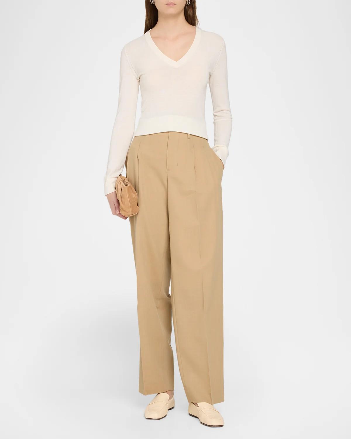 Zuit Wool Two-Pleat Trousers - thumbnail 8