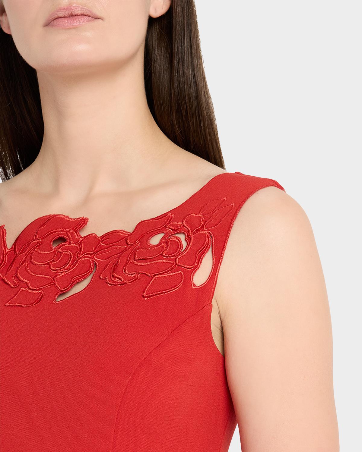 Christabel Embroidered Cutout Midi Dress - thumbnail 5