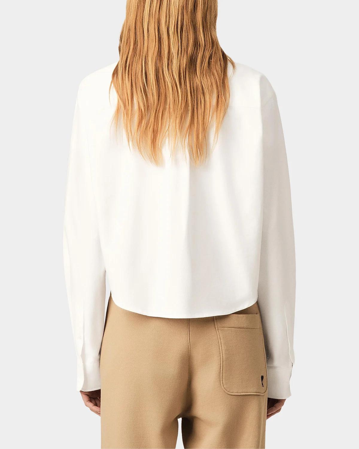 Embossed Ami De Coeur Cotton Shirt - thumbnail 3