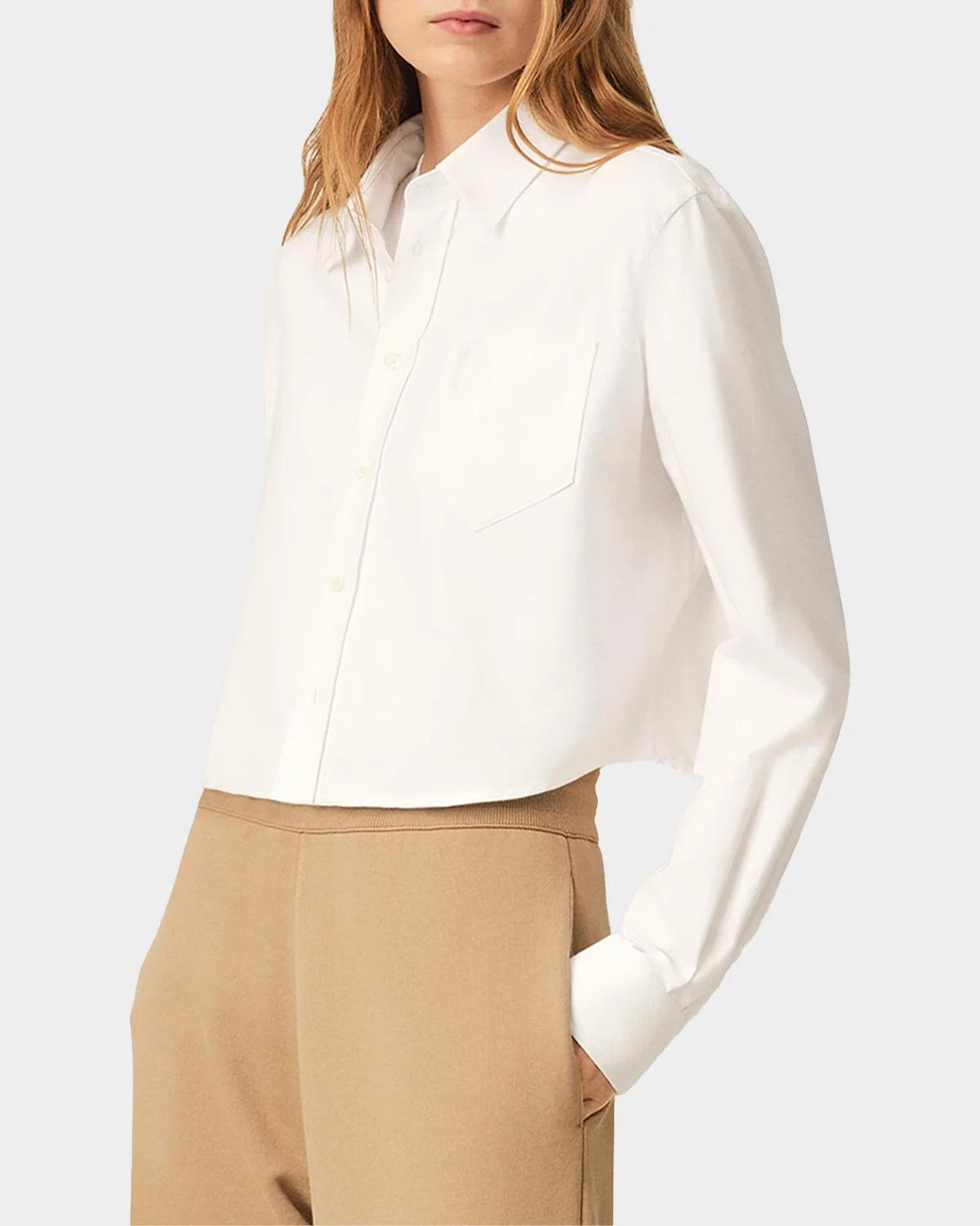Embossed Ami De Coeur Cotton Shirt - thumbnail 5