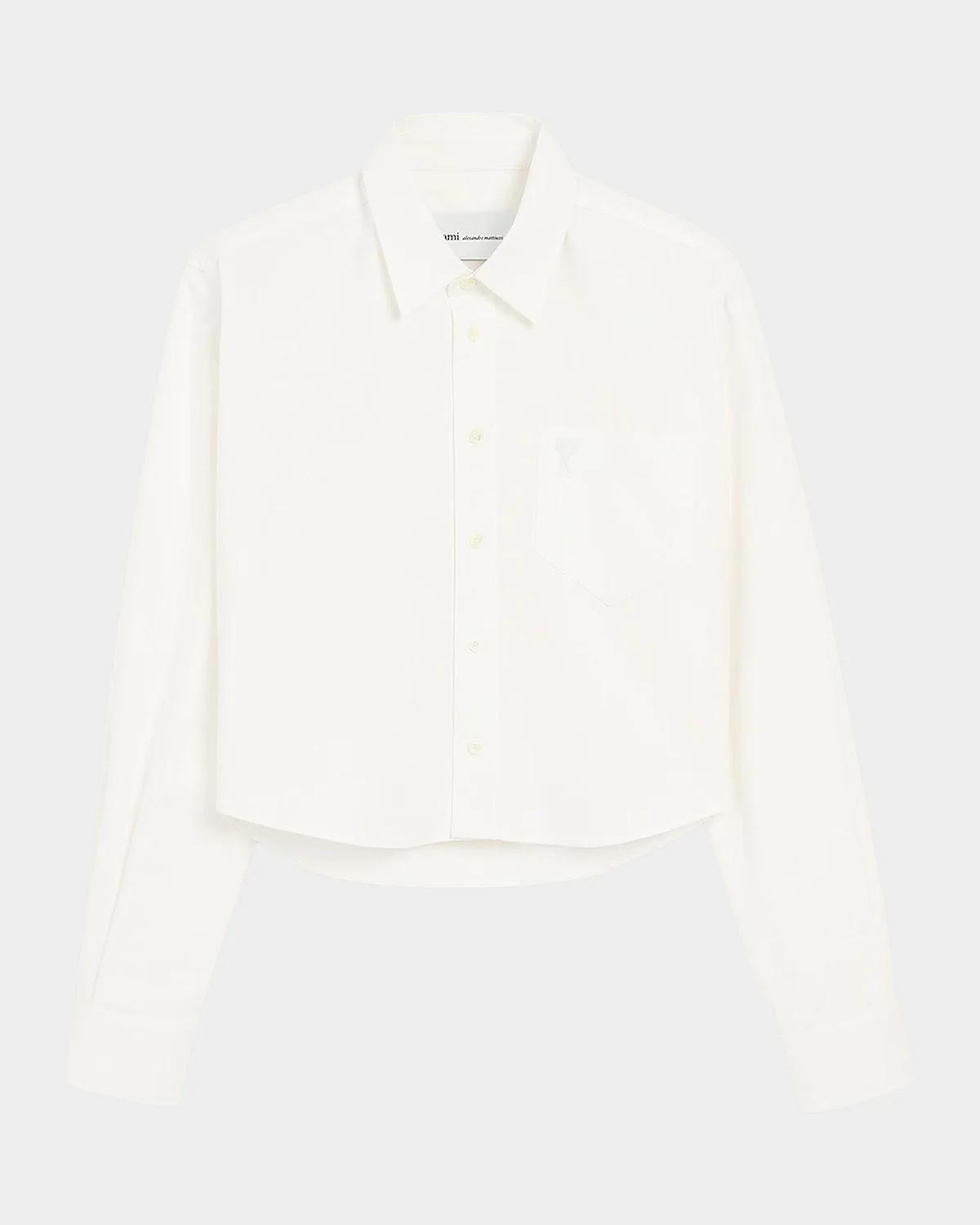 Embossed Ami De Coeur Cotton Shirt