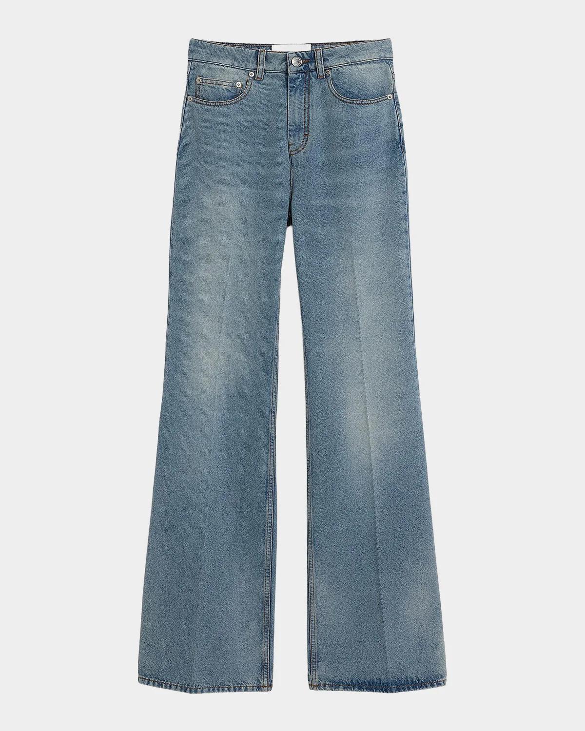 Flare Fit Mid-Rise Jeans