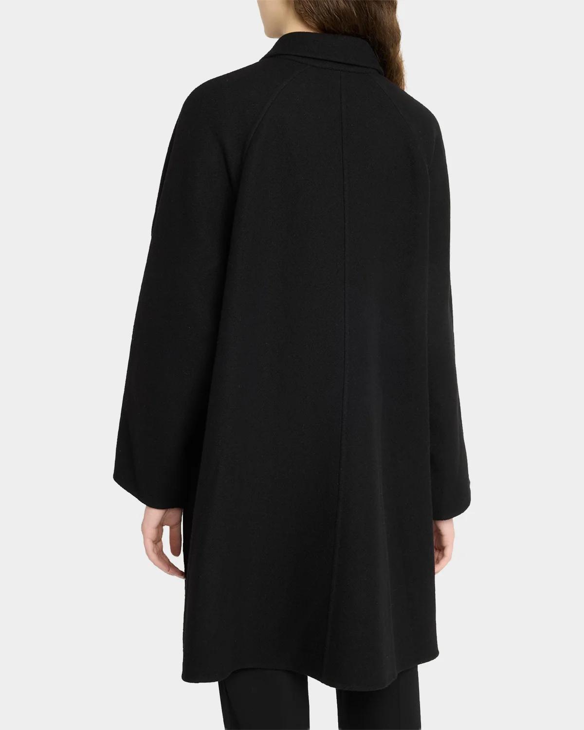 Ina Wool-Cashmere Single-Breasted Car Coat - thumbnail 3
