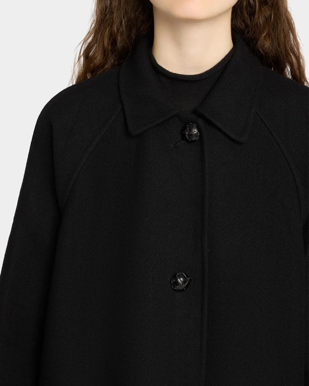 Ina Wool-Cashmere Single-Breasted Car Coat - thumbnail 5