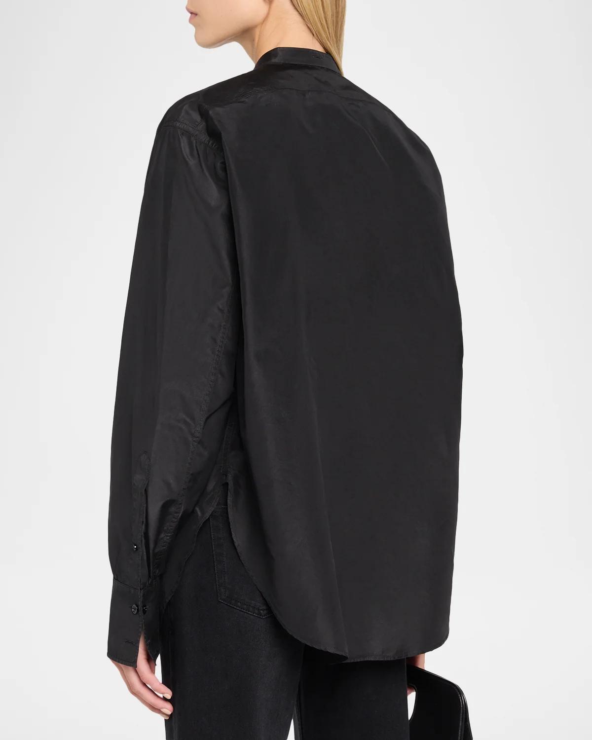 Lula Silk Taffeta Button-Down Top - thumbnail 3