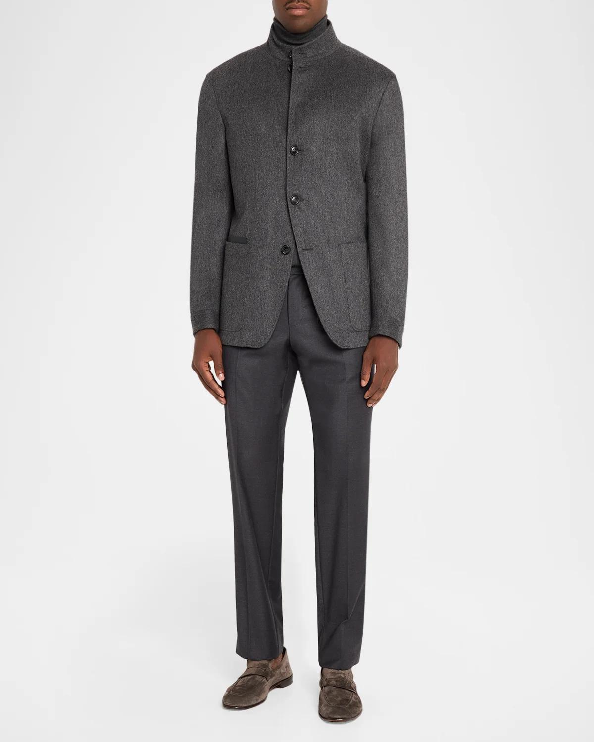 ZEGNA 남성 일 콘테 오아시 캐시미어 자켓