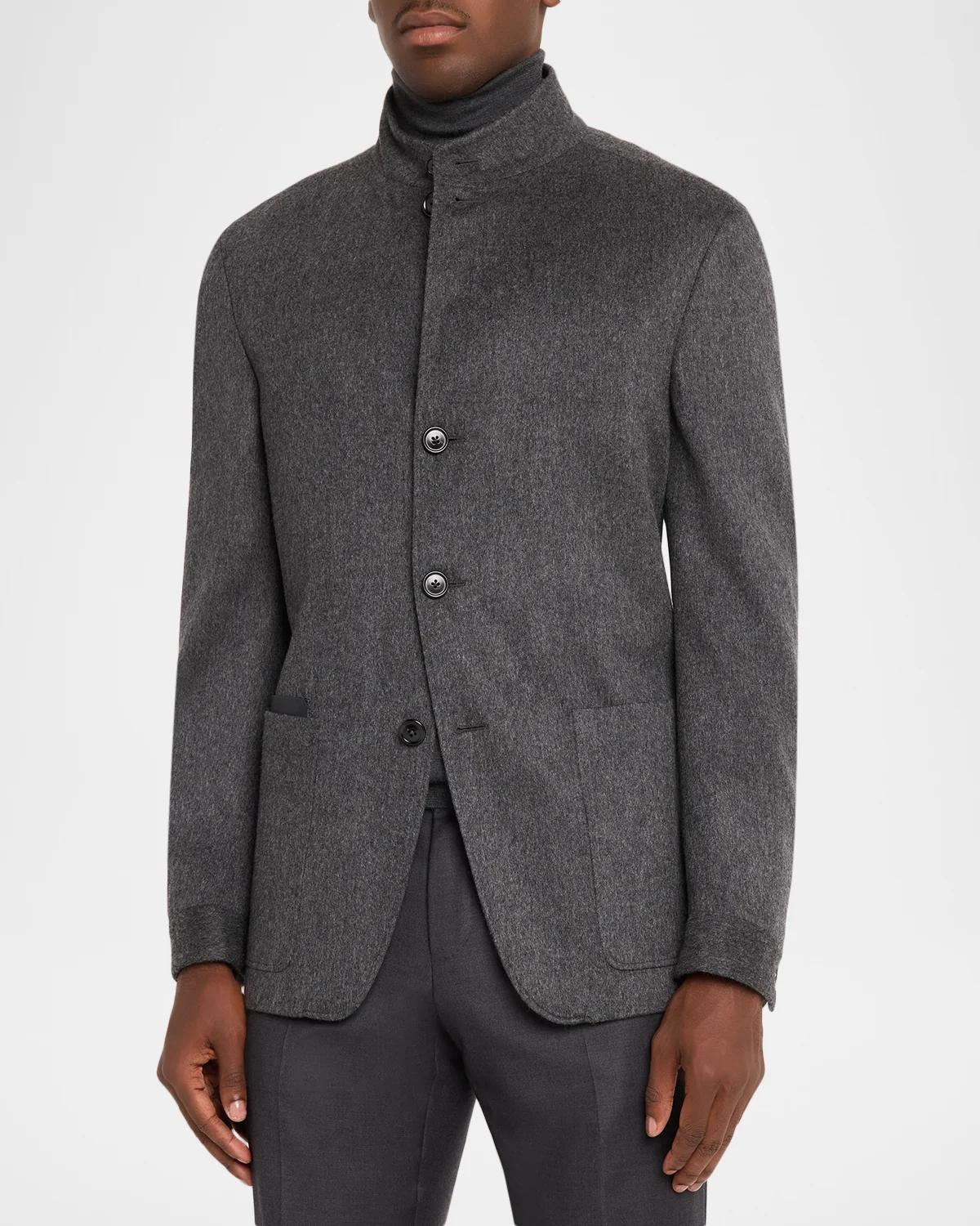 ZEGNA 남성 일 콘테 오아시 캐시미어 자켓
