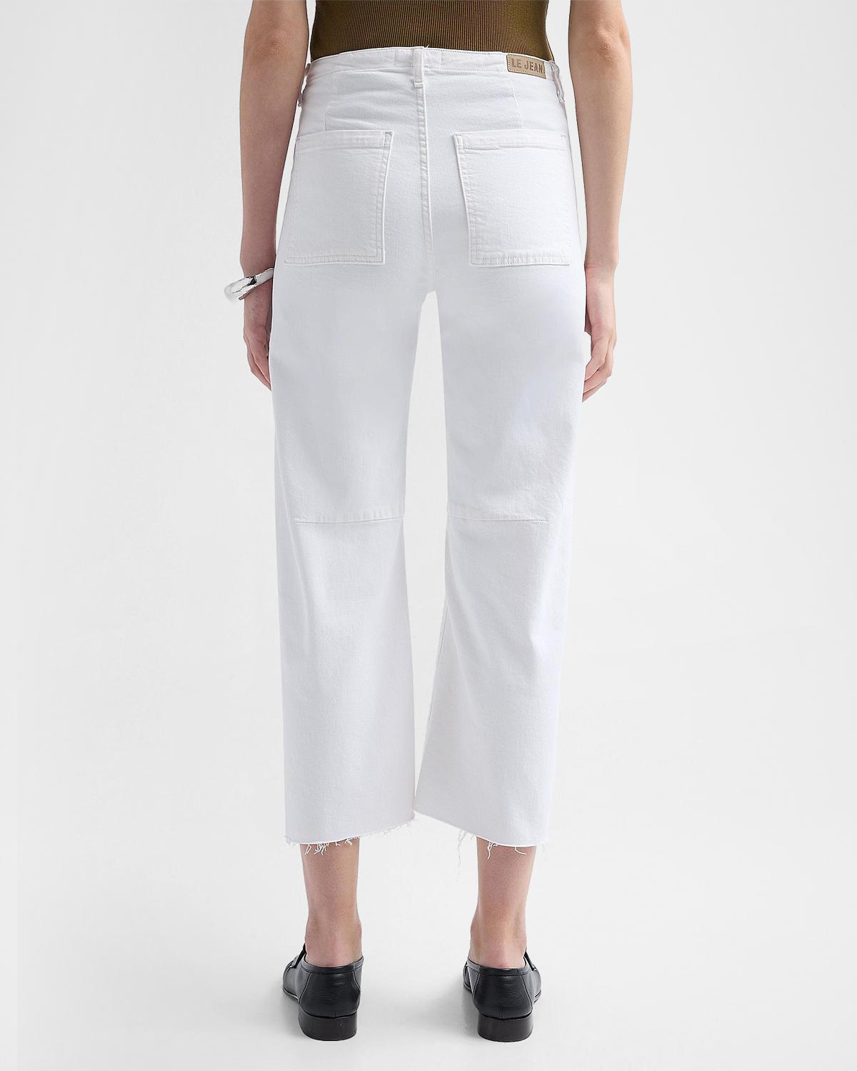 Petite Stretch-Cotton Barrel Jeans - thumbnail 3