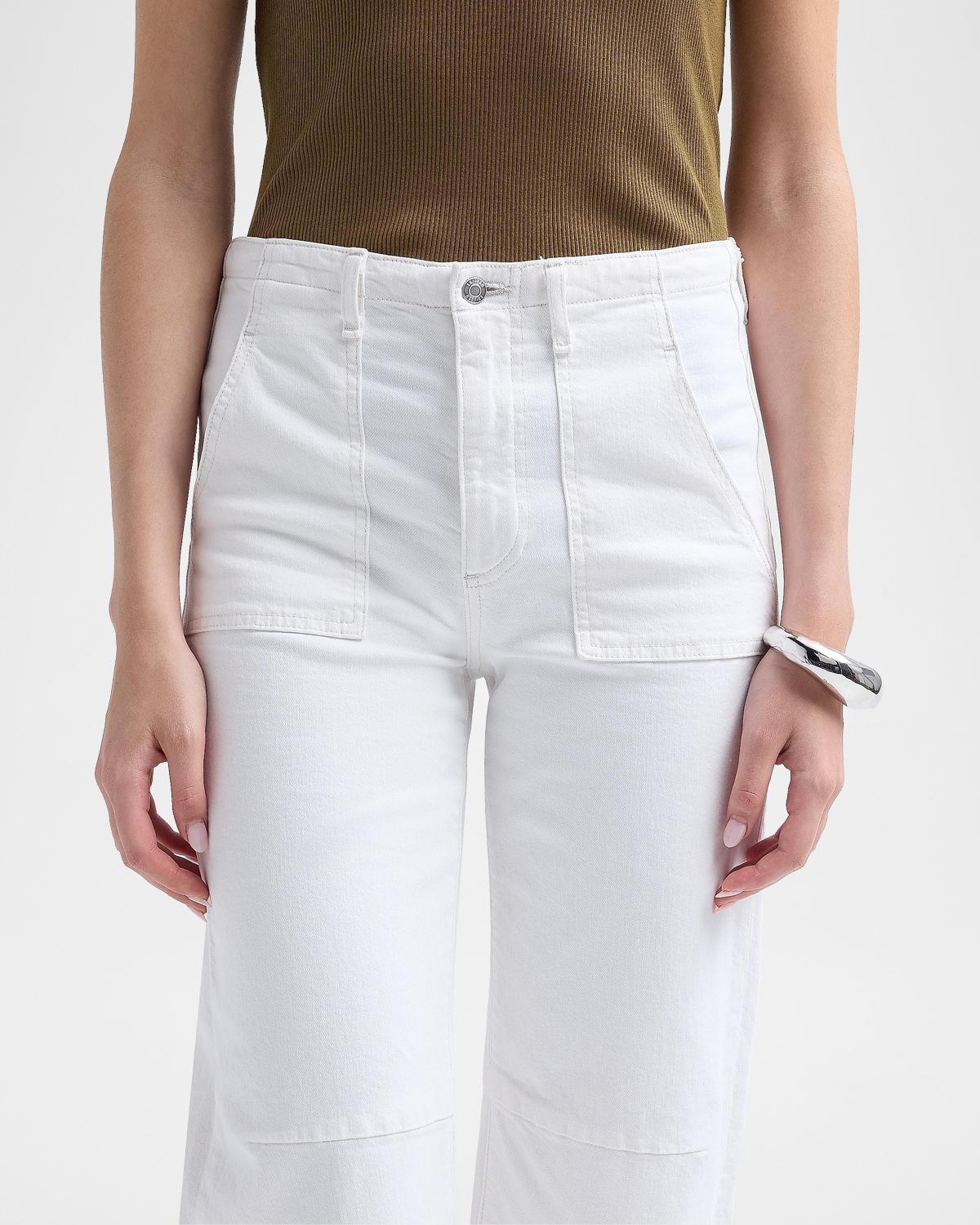 Petite Stretch-Cotton Barrel Jeans - thumbnail 5