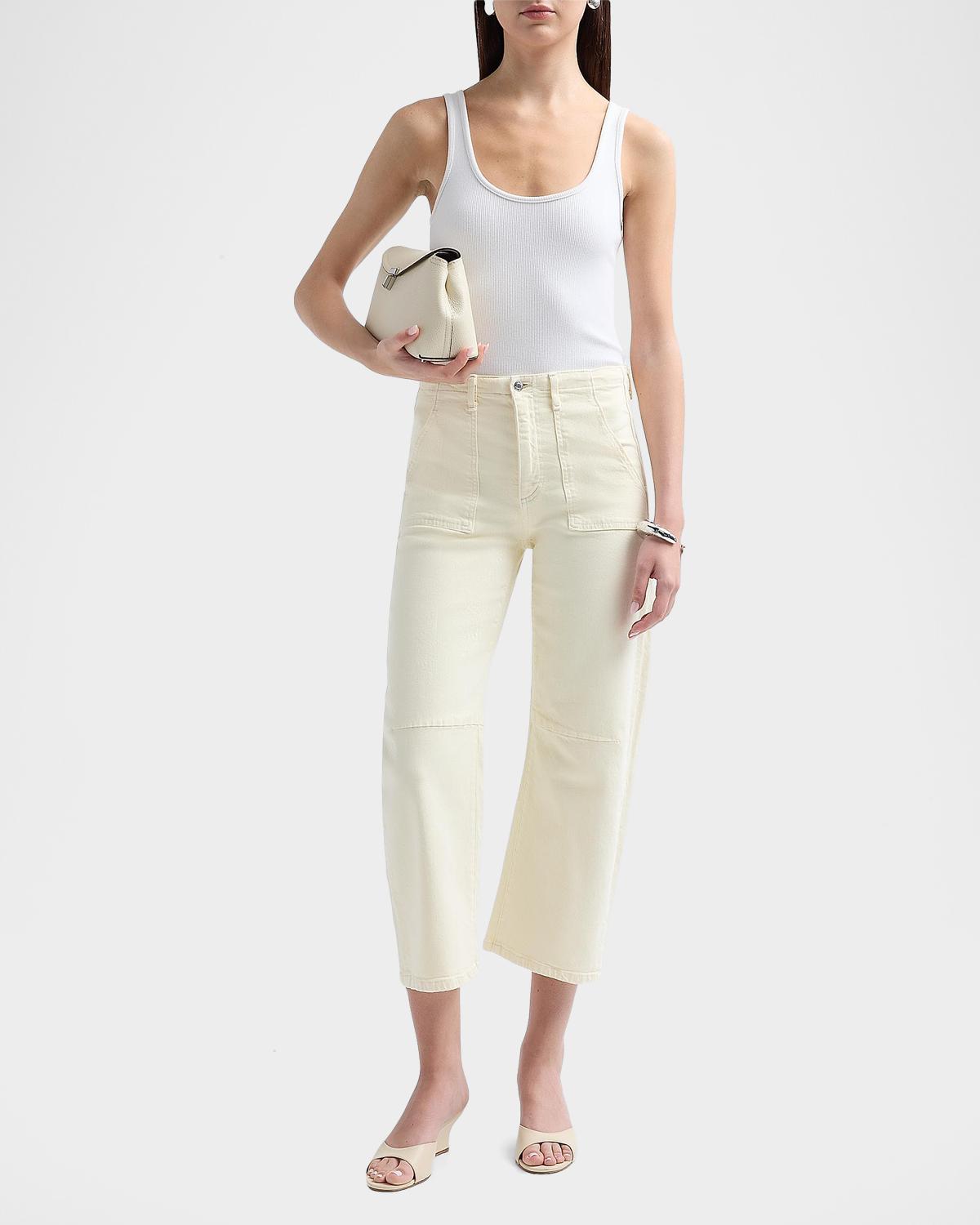 Petite Utility Soft Barrel Jeans - thumbnail 2