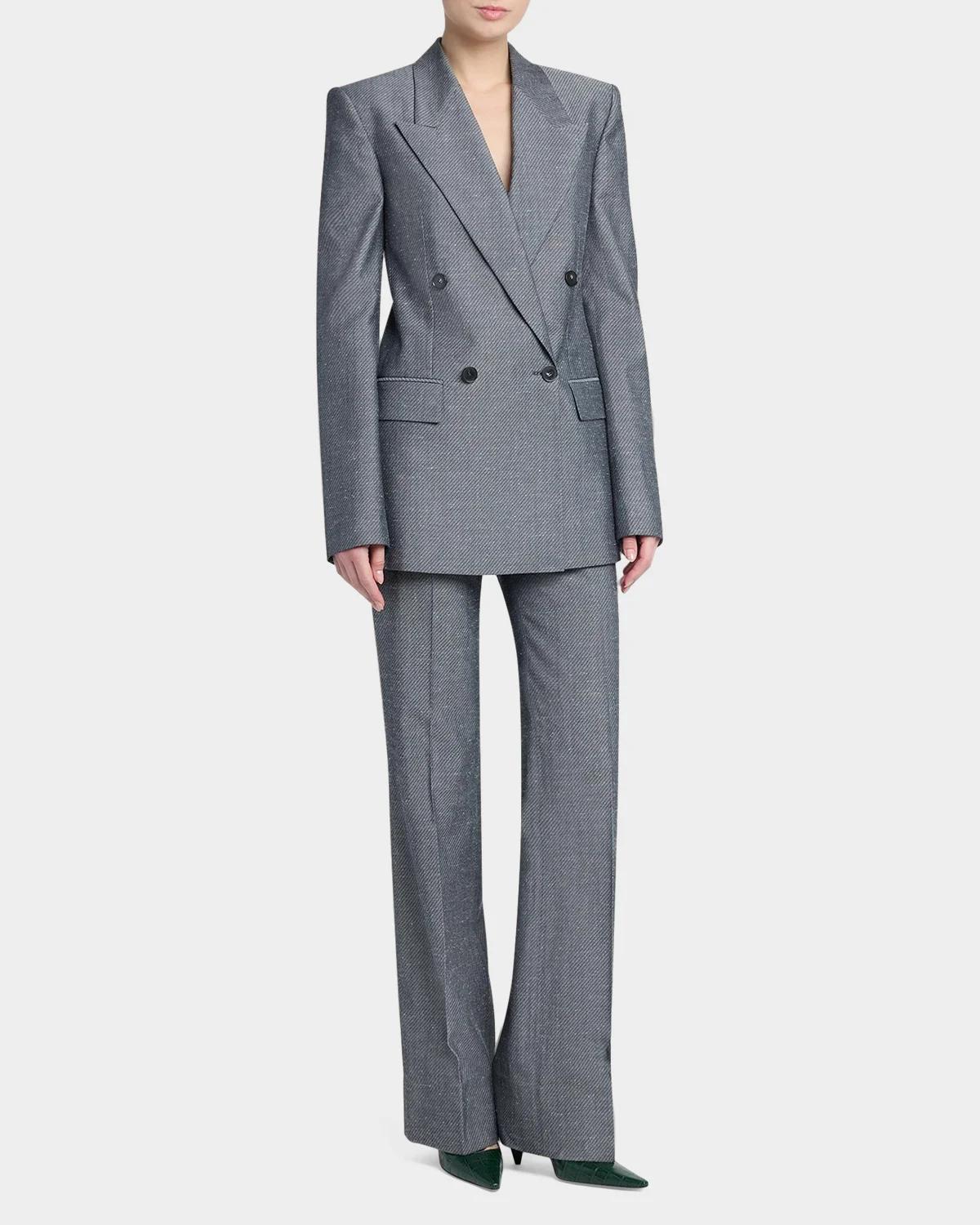 Twill Straight-Leg Pants - thumbnail 2