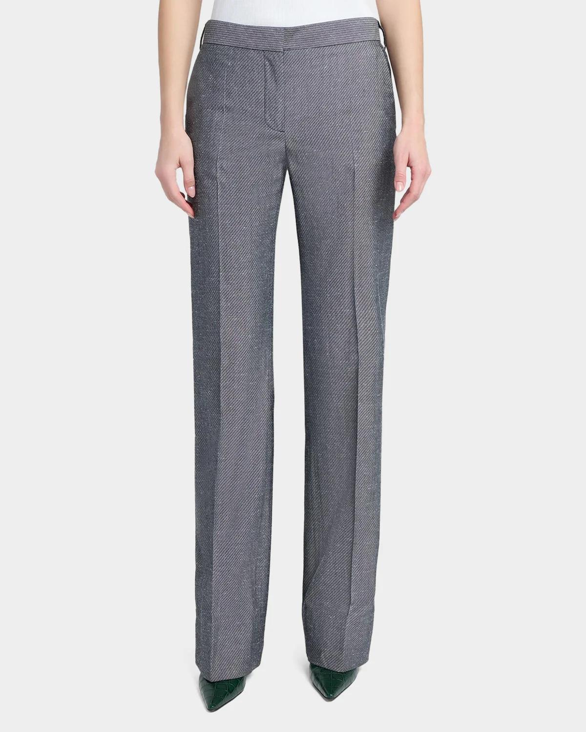 Twill Straight-Leg Pants - thumbnail 4