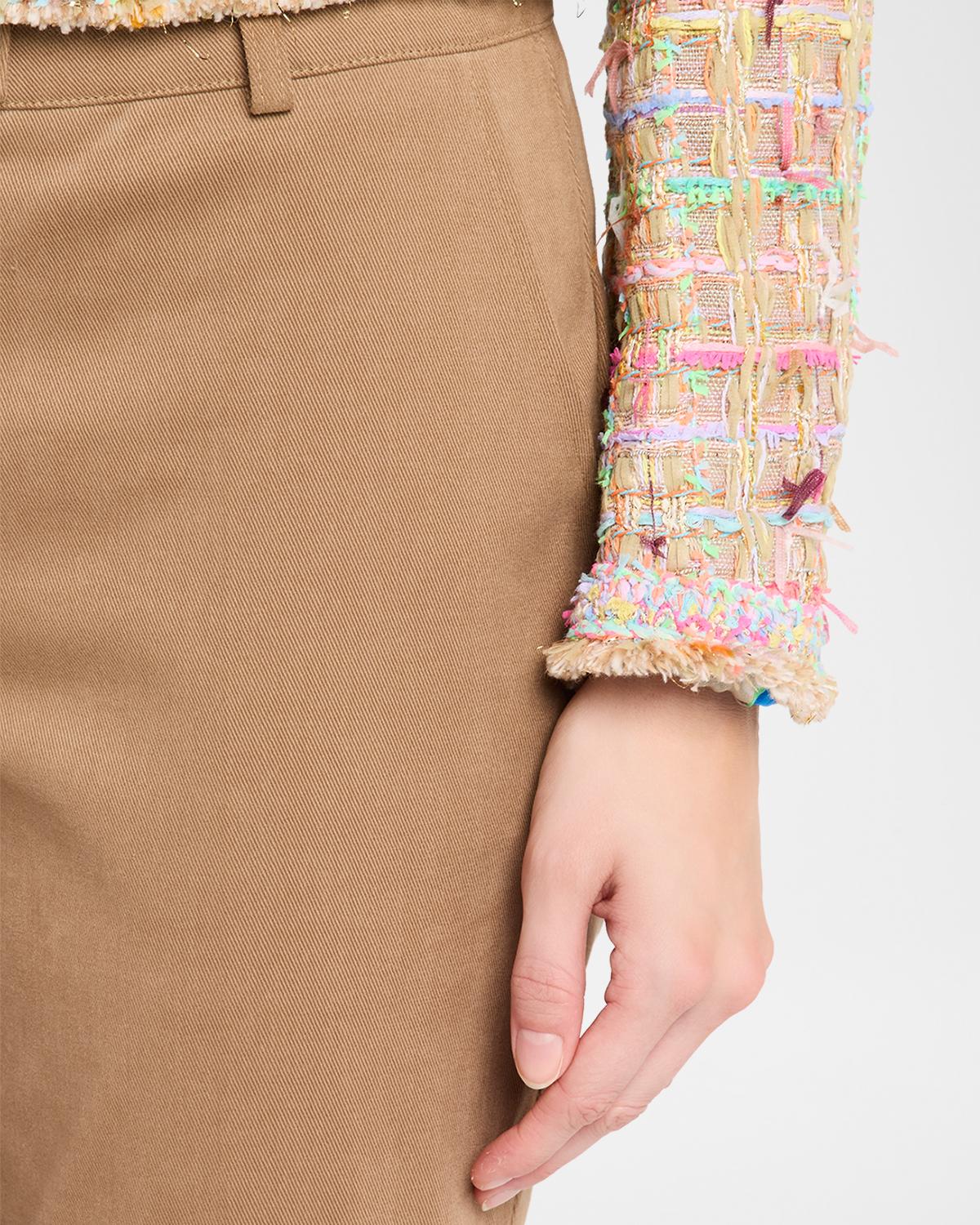 Straight Leg Cotton Stretch Pants - thumbnail 5