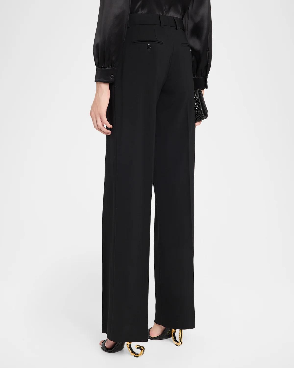 Micro Canette Straight-Leg Trousers - thumbnail 3