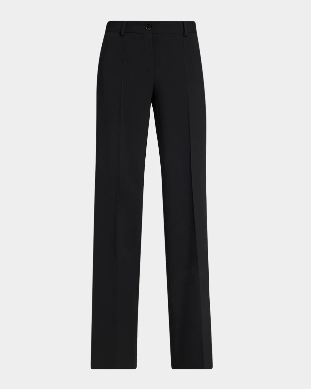 Micro Canette Straight-Leg Trousers