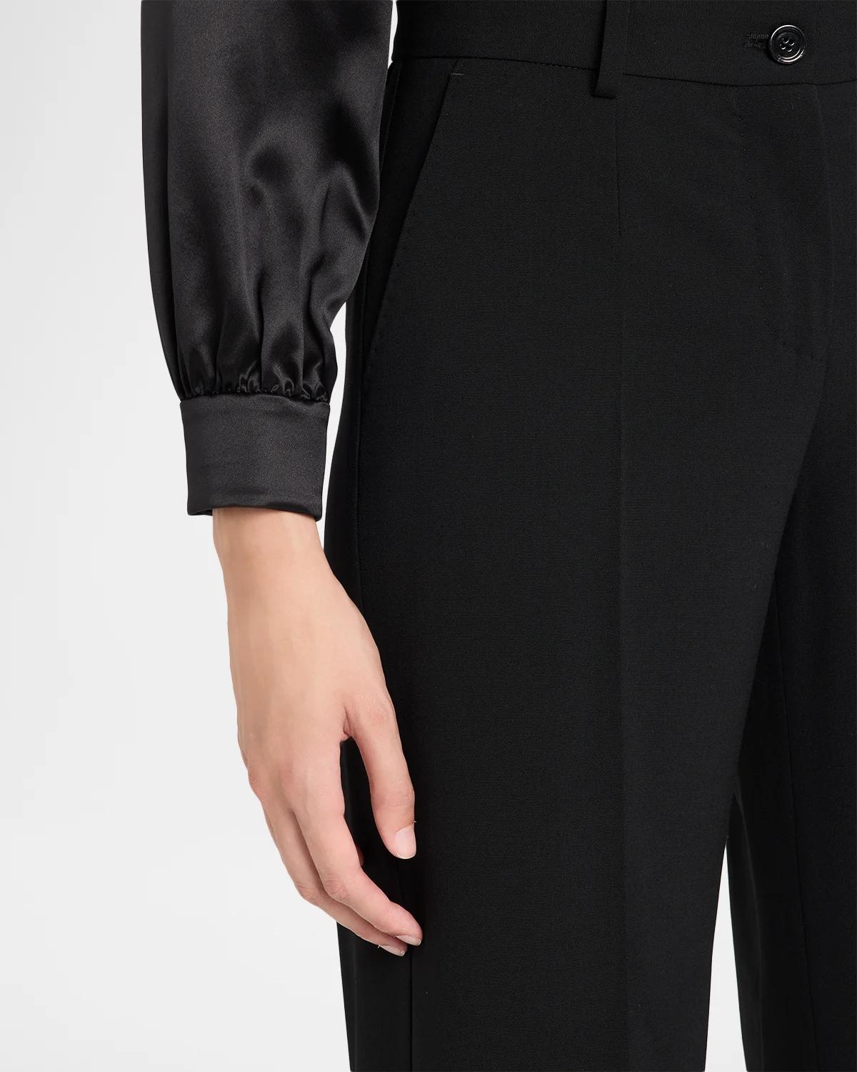 Micro Canette Straight-Leg Trousers - thumbnail 5