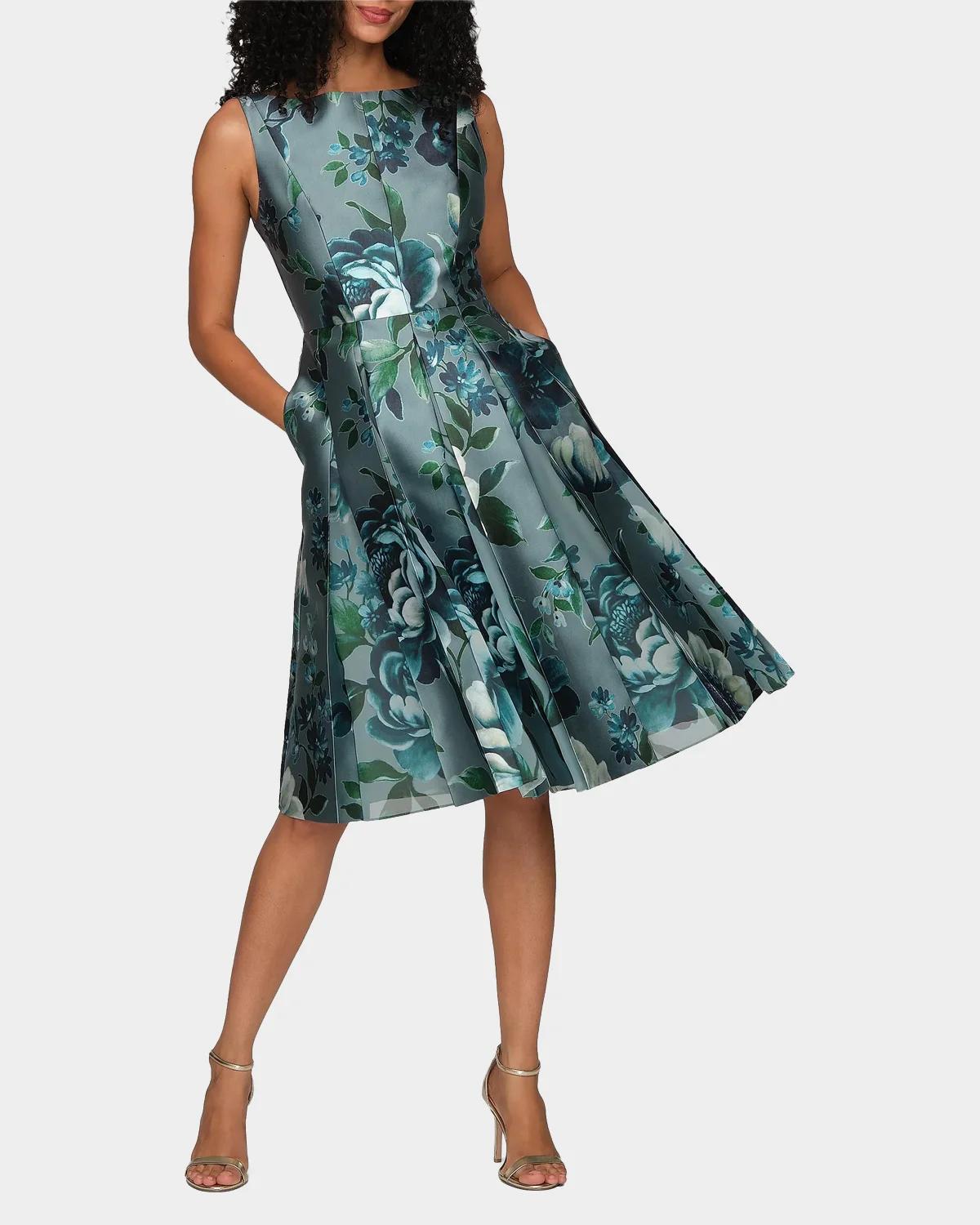 Anatasia Peony Print Midi Dress - thumbnail 2