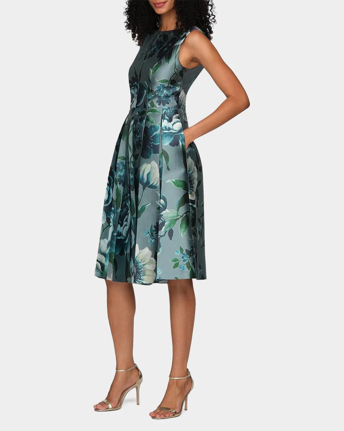Anatasia Peony Print Midi Dress - thumbnail 5