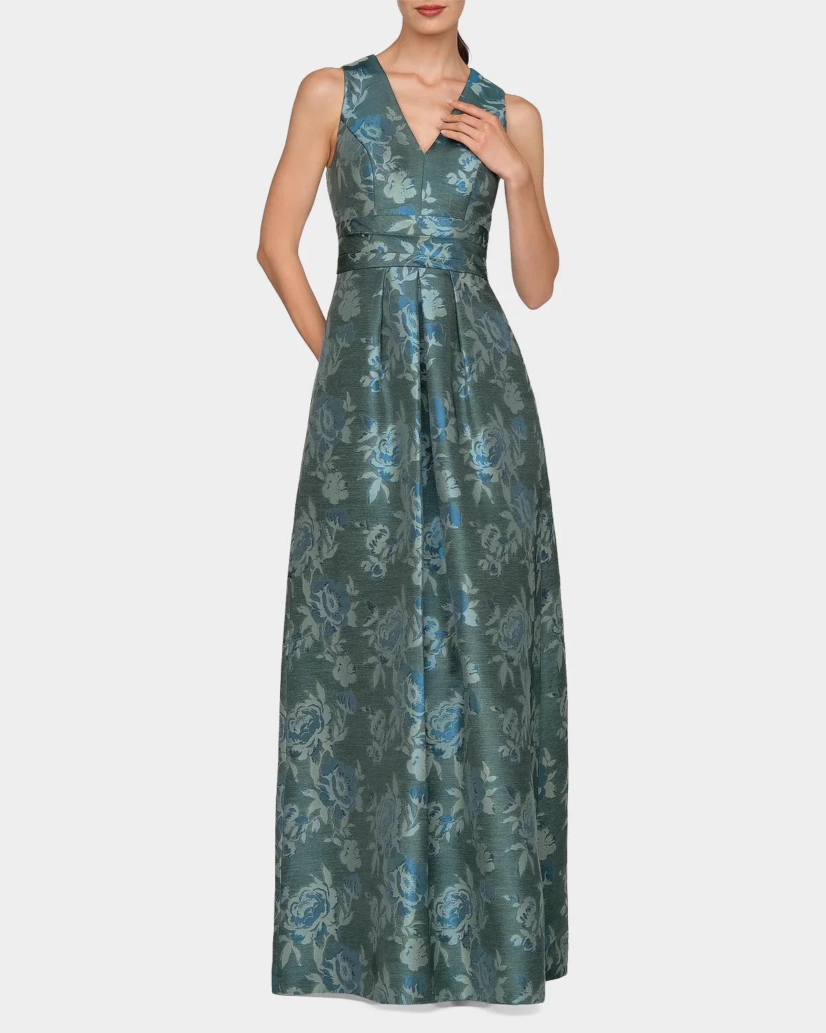 Cameron Floral A-Line Gown - thumbnail 2
