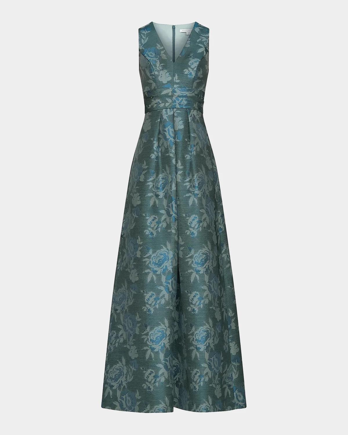 Cameron Floral A-Line Gown