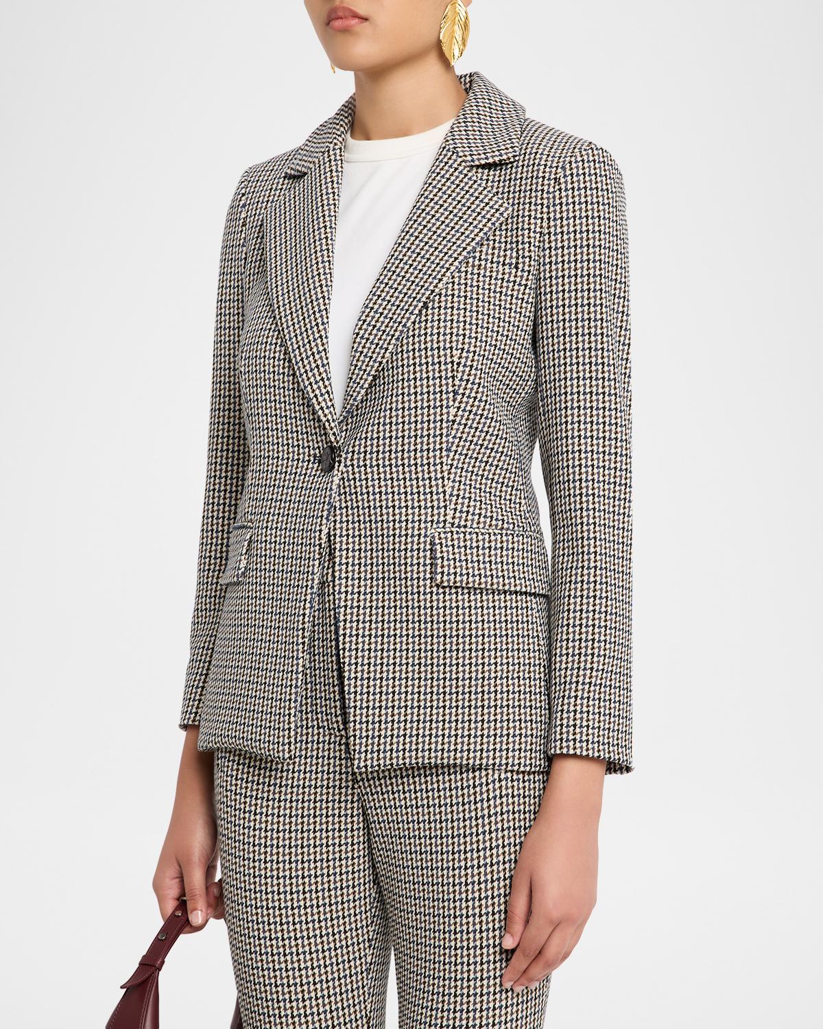 Healy Houndstooth Dickey Jacket - thumbnail 4