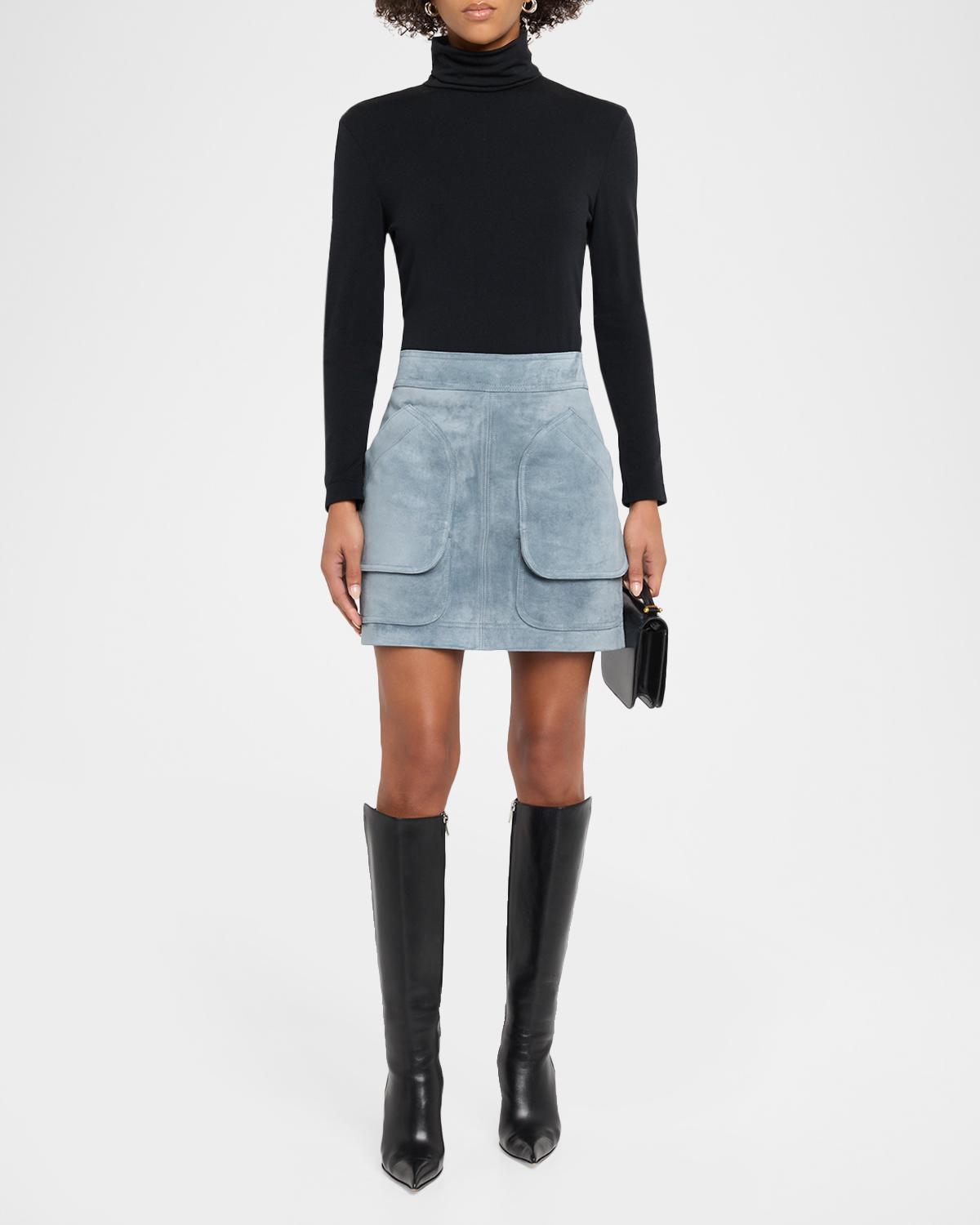 Norwood Suede Mini Skirt - thumbnail 2