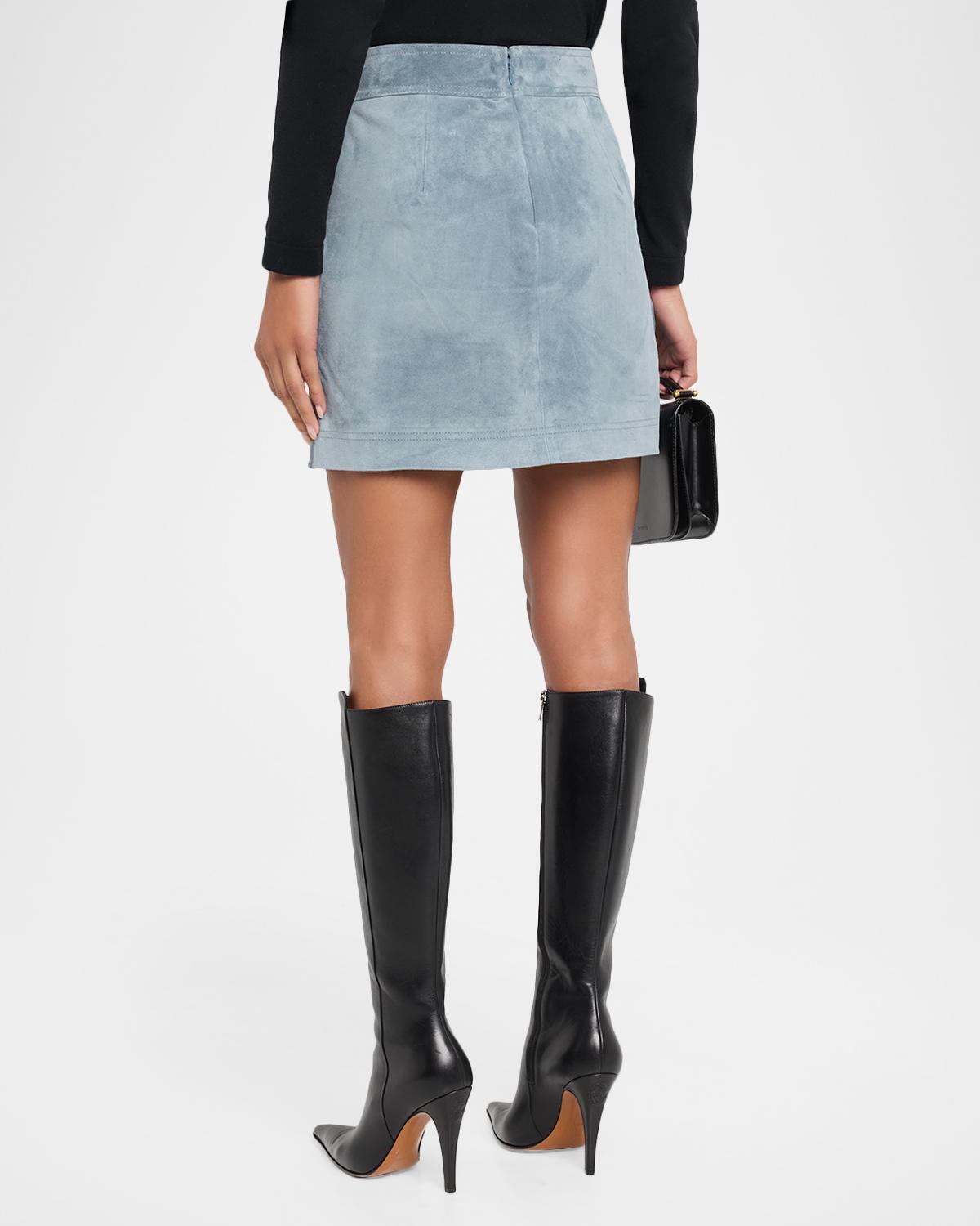 Norwood Suede Mini Skirt - thumbnail 3