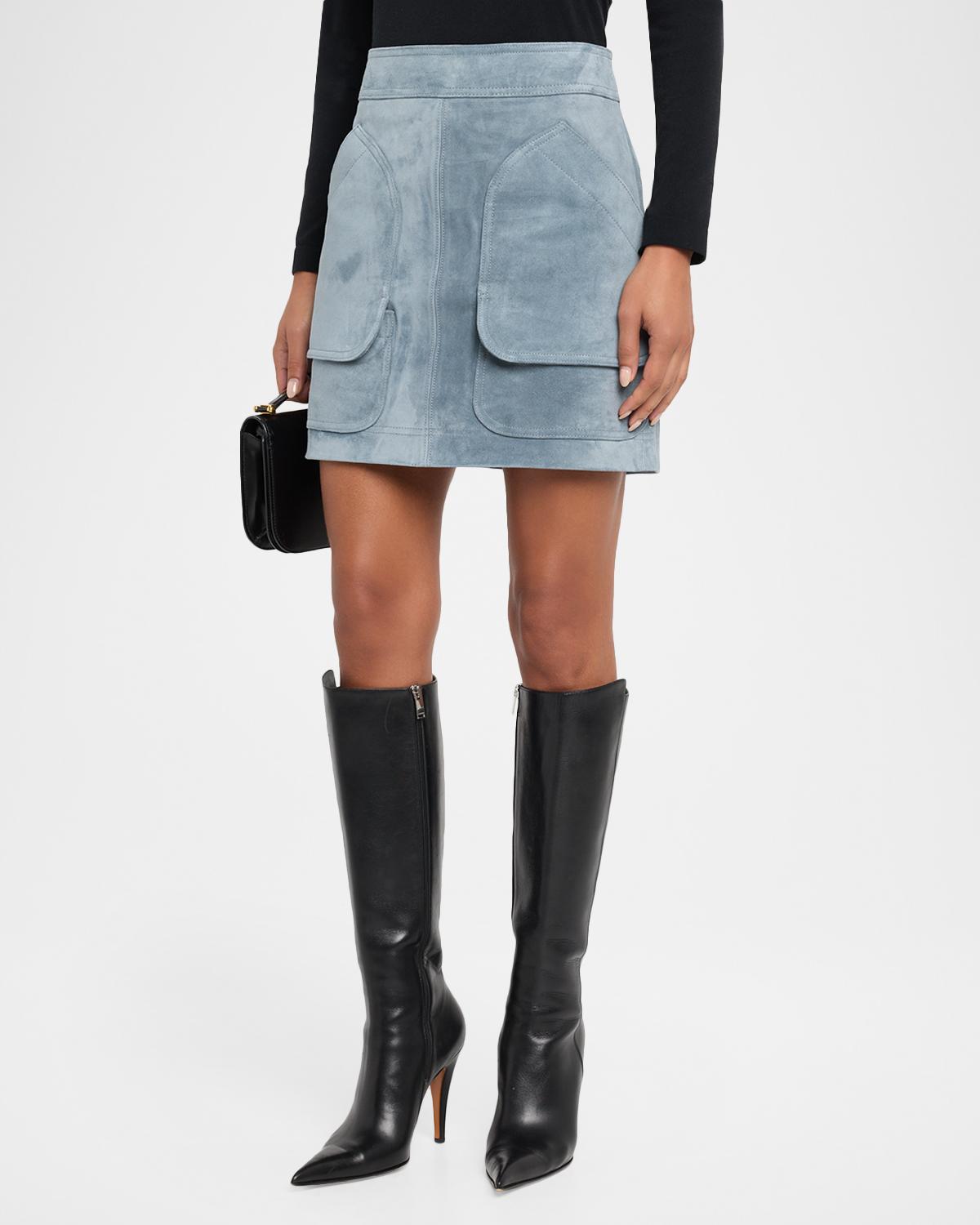 Norwood Suede Mini Skirt - thumbnail 4