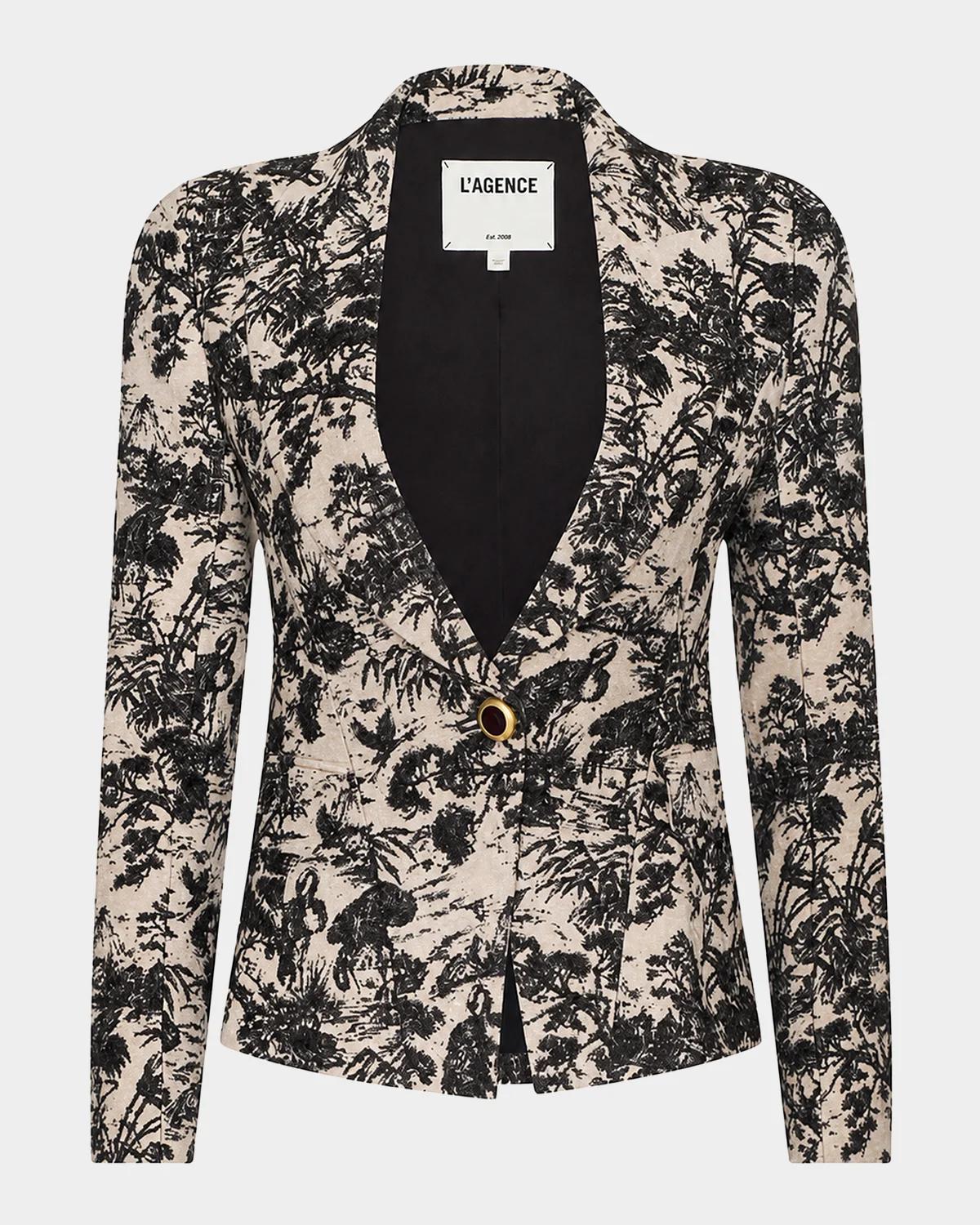 Kaisley Jacquard Toile Blazer
