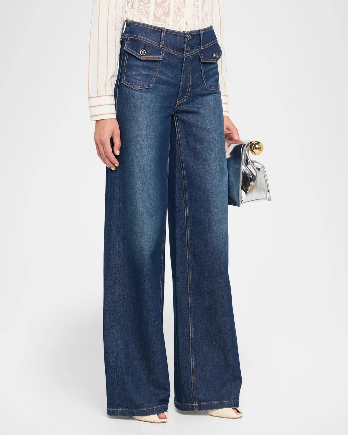 Ciara High-Rise Wide-Leg Jeans - thumbnail 4