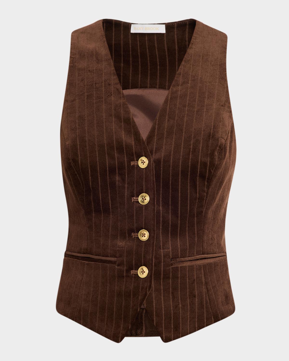 Noelle Striped Vest