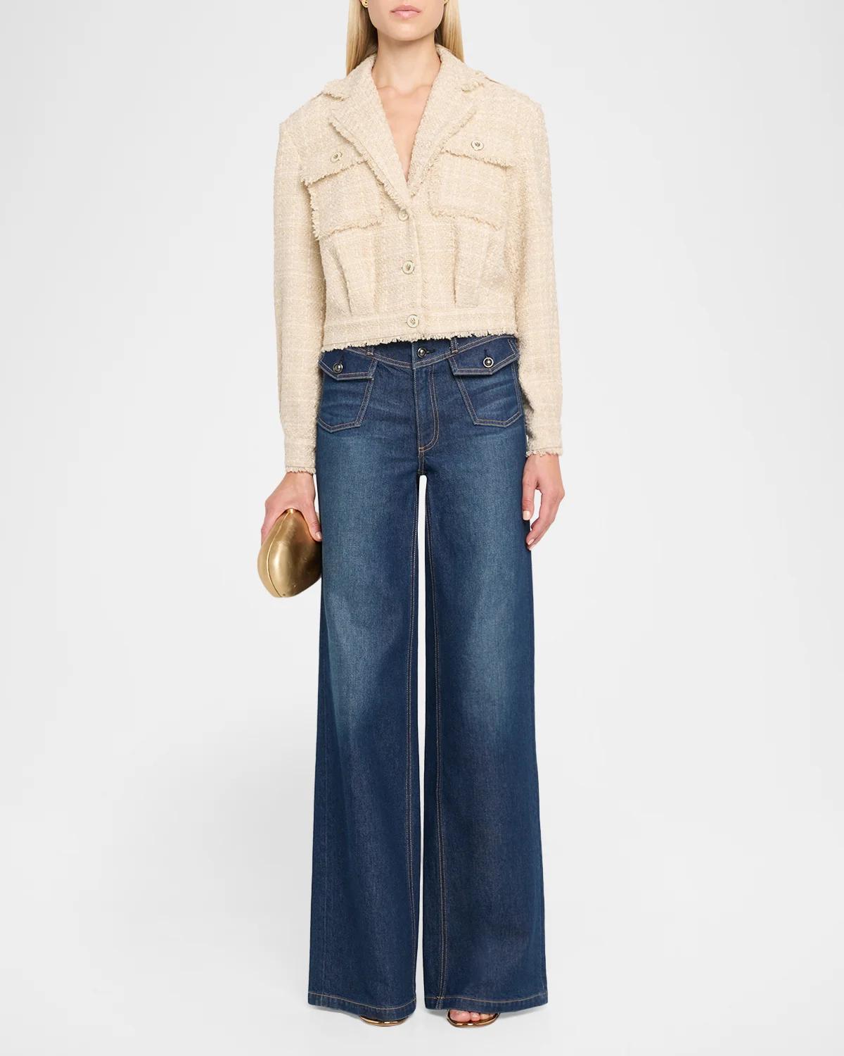 Wendy Cropped Boucle Jacket - thumbnail 2