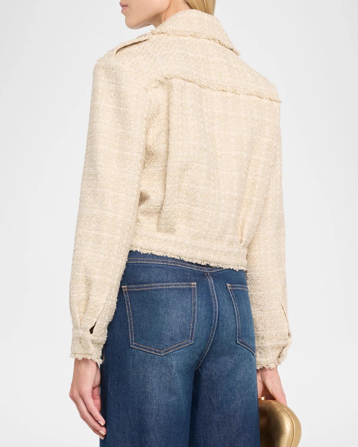 Wendy Cropped Boucle Jacket - thumbnail 3