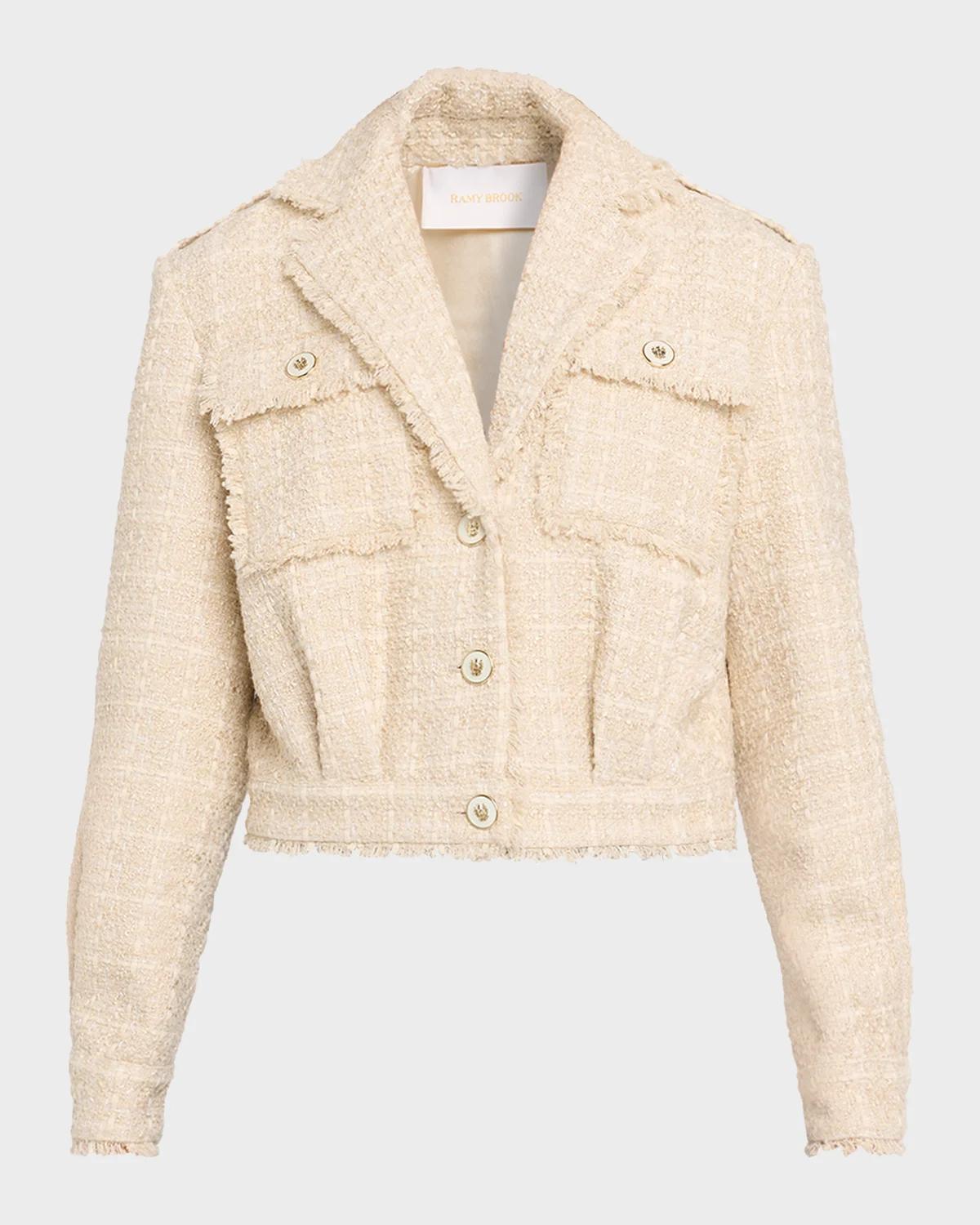 Wendy Cropped Boucle Jacket