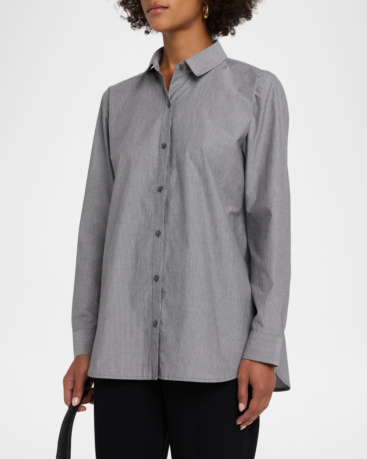 Striped Organic Cotton Shirt - thumbnail 4
