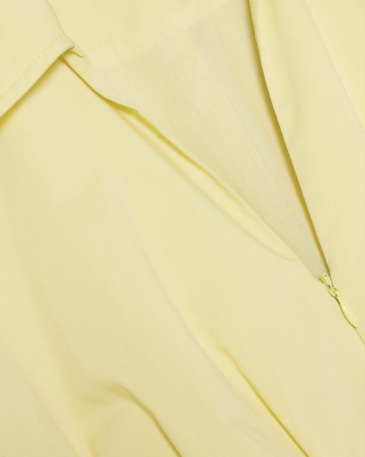 Lirinne Bubble-Hem Mini Shirtdress - thumbnail 4