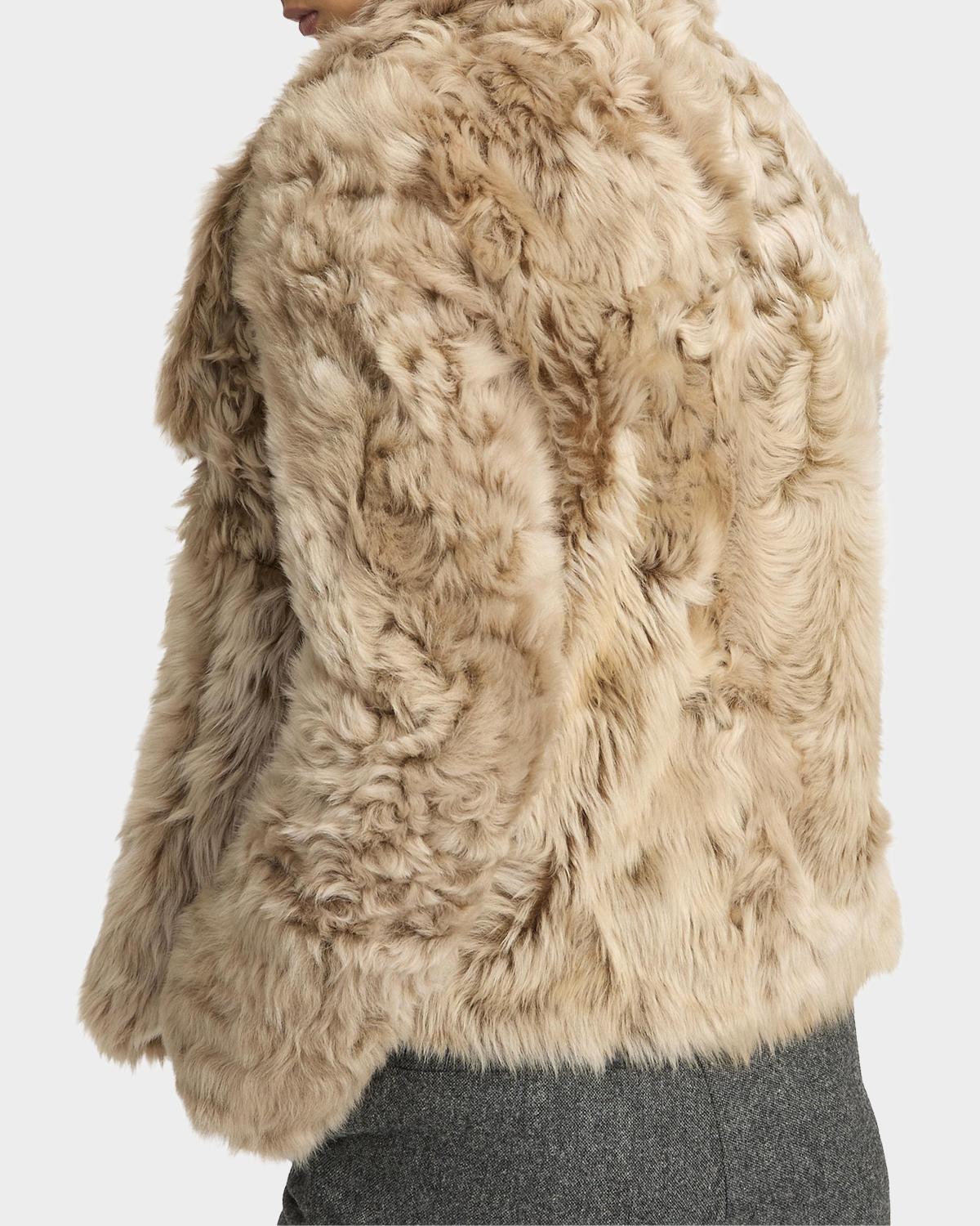 Veste Reversible Leather & Shearling Jacket - thumbnail 2