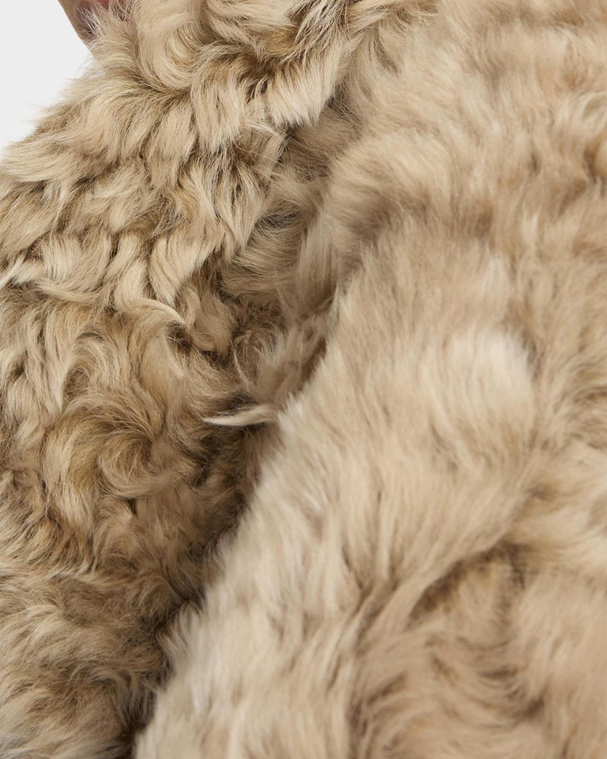 Veste Reversible Leather & Shearling Jacket - thumbnail 6