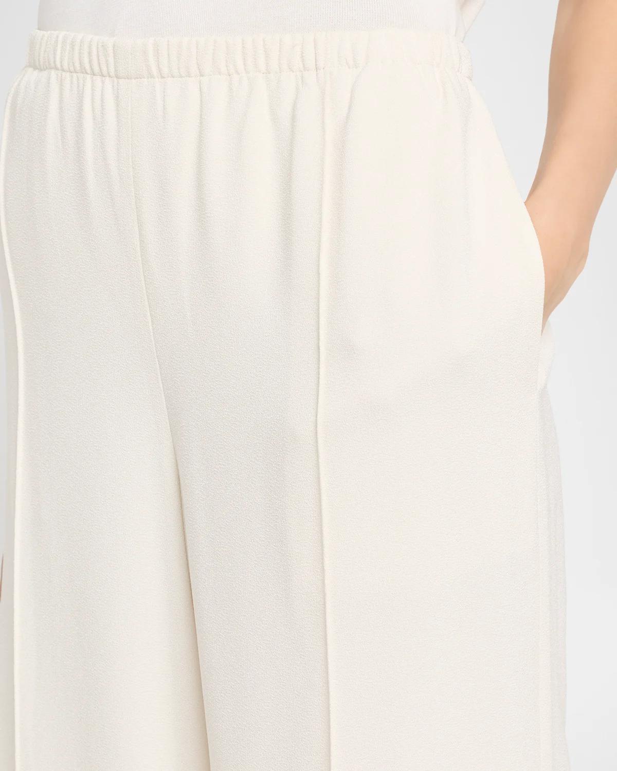Crop Pintuck Wide-Leg Pants - thumbnail 10