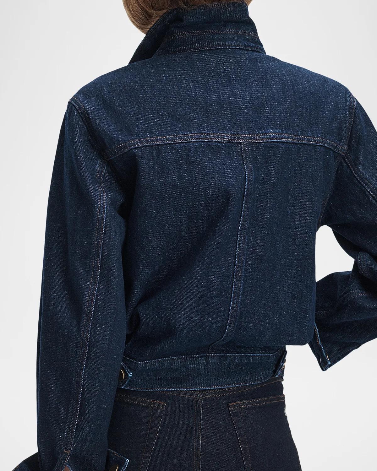 Marie Denim Trucker Jacket - thumbnail 3