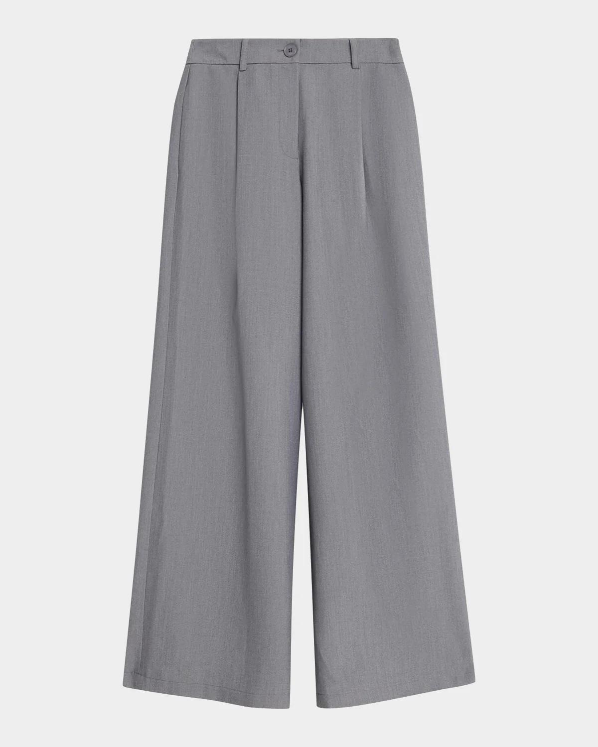 Solara Pleated Wide-Leg Pants