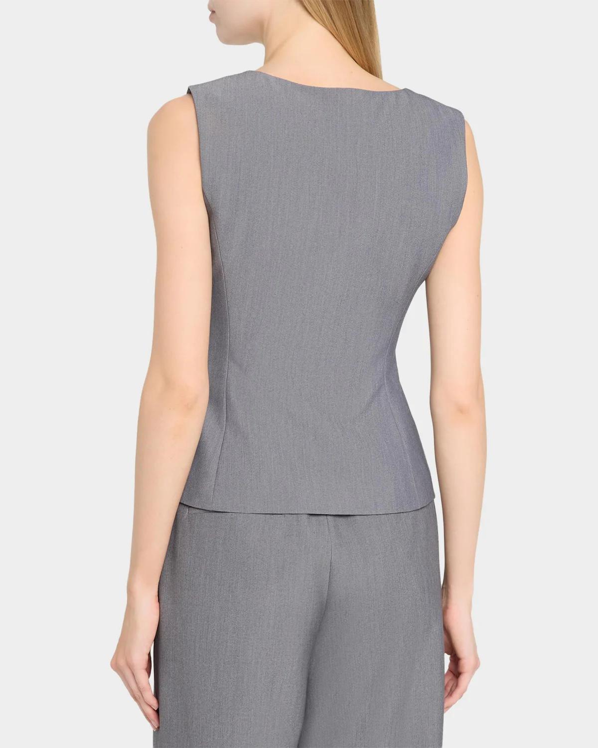 Yara Sleeveless Zip-Front Vest - thumbnail 3