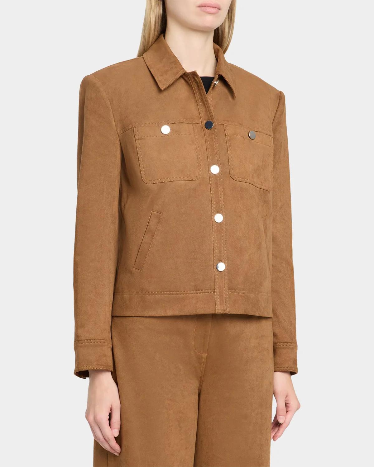 Isalya Boxy Button-Front Jacket - thumbnail 4