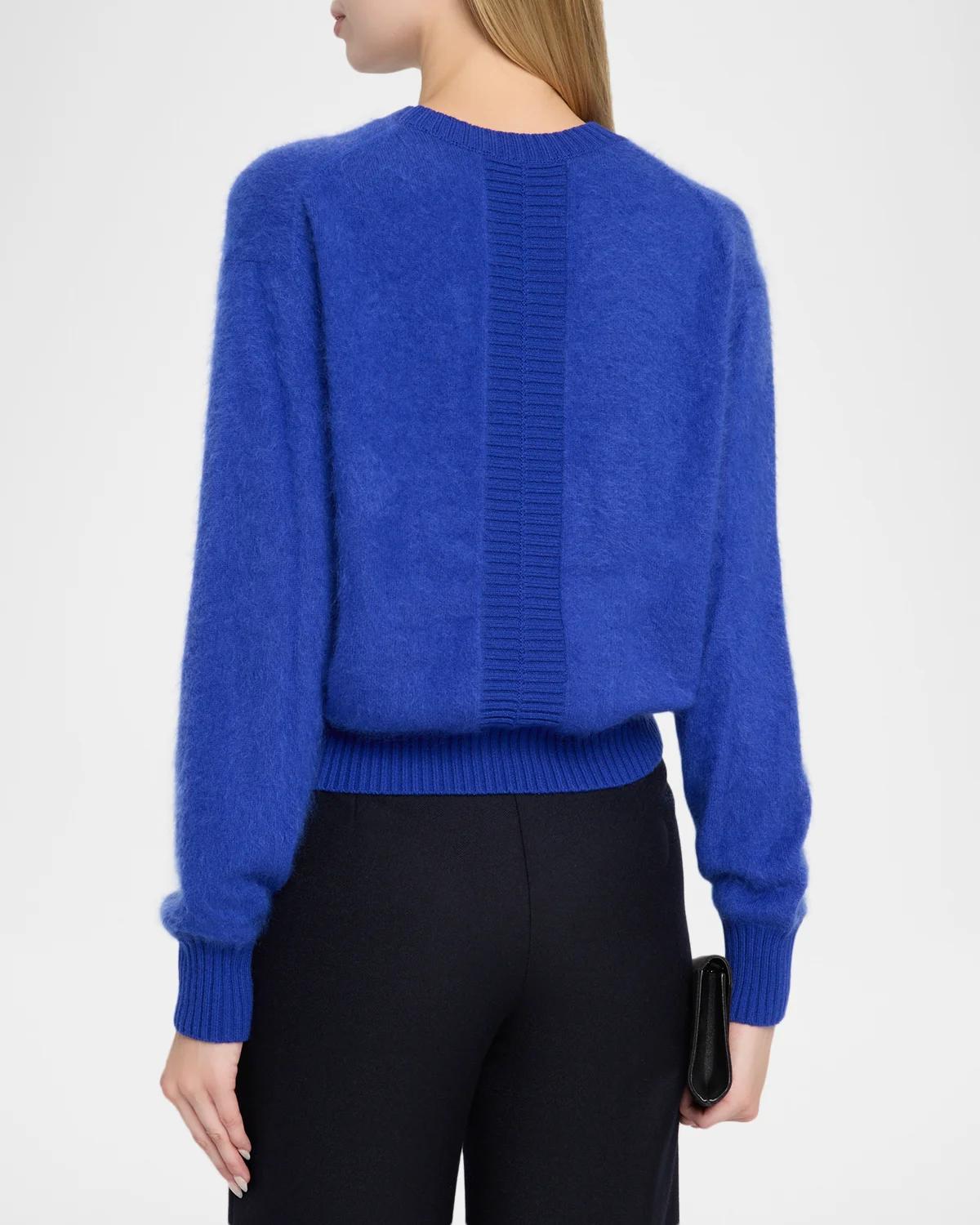 Talullah Crewneck Brushed Cashmere Sweater - thumbnail 8